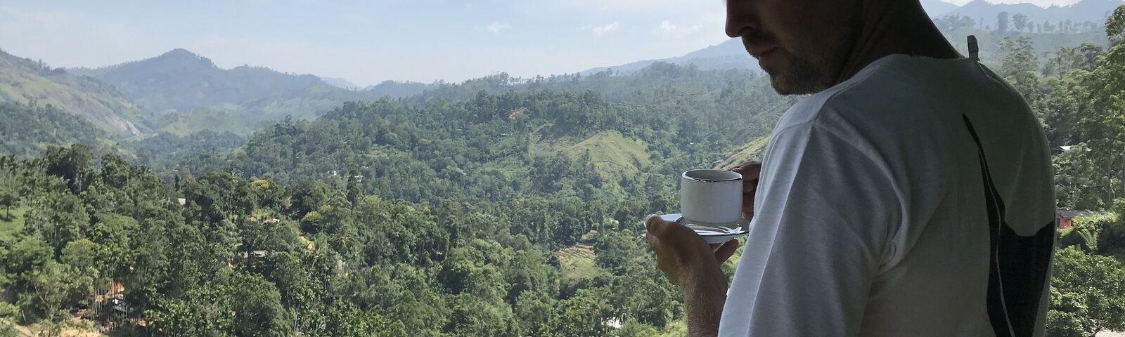 Morning tea in Sri Lanka highlands