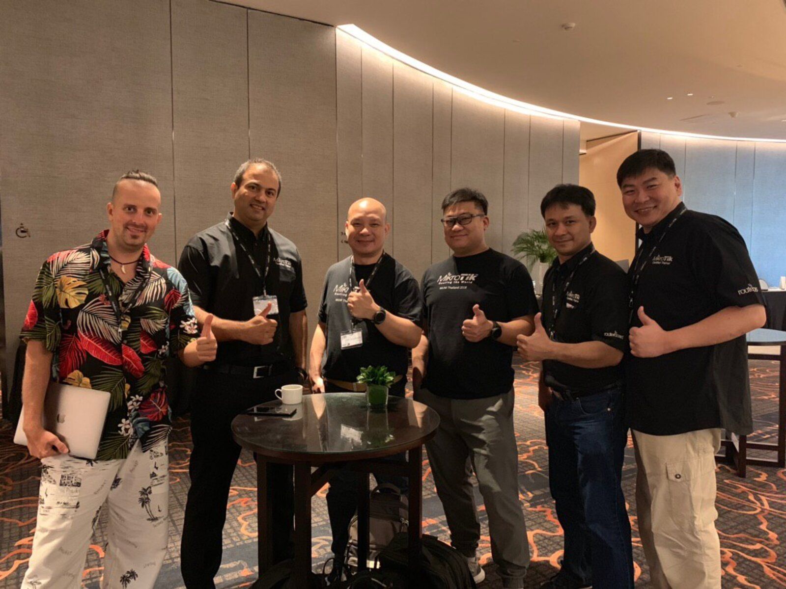 With MikroTik certified trainers at MUM Malaysia 2019